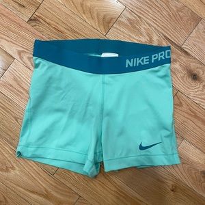 Nike pro spandex shorts